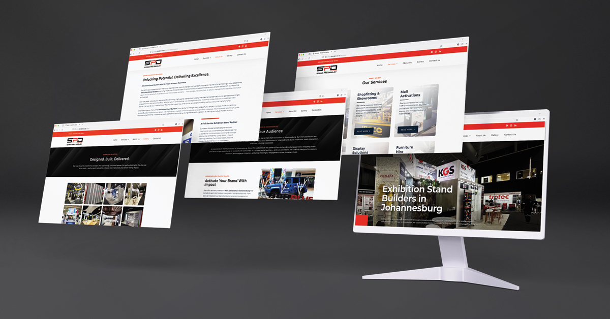 Stand_Pro_Landscape Our Portfolio - SME - Stand Pro Display - Website Design